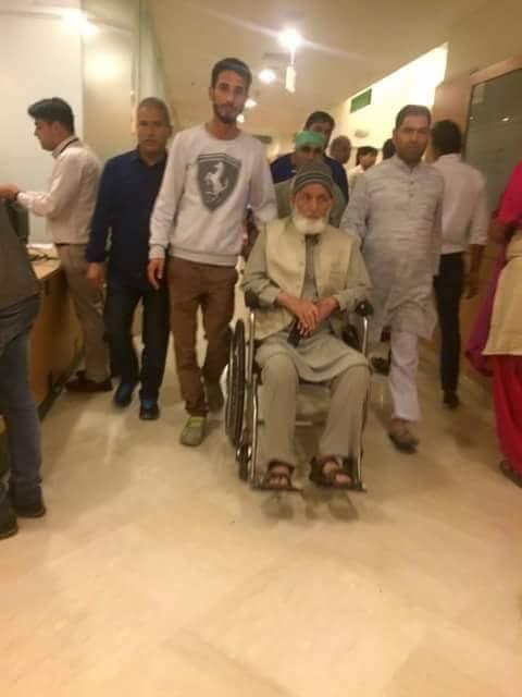 After three days, Geelani discharged from max hospital